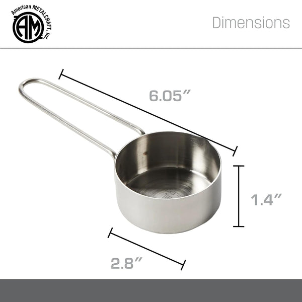 , Inc. 1/2 Stainless Steel Measuring Cup, 1/2-Cup, Silver4