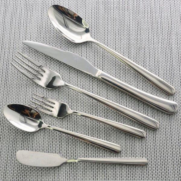 36 Piece Stainless Steel Silverware Set for 6 Flatware with Placemat 6Piece | Cutlery Set-Knife Fork Butter Knife and Spoon,Mirror Finish, for Home Restaurant Hotel Kitchen Utensils Dishwasher Safe4