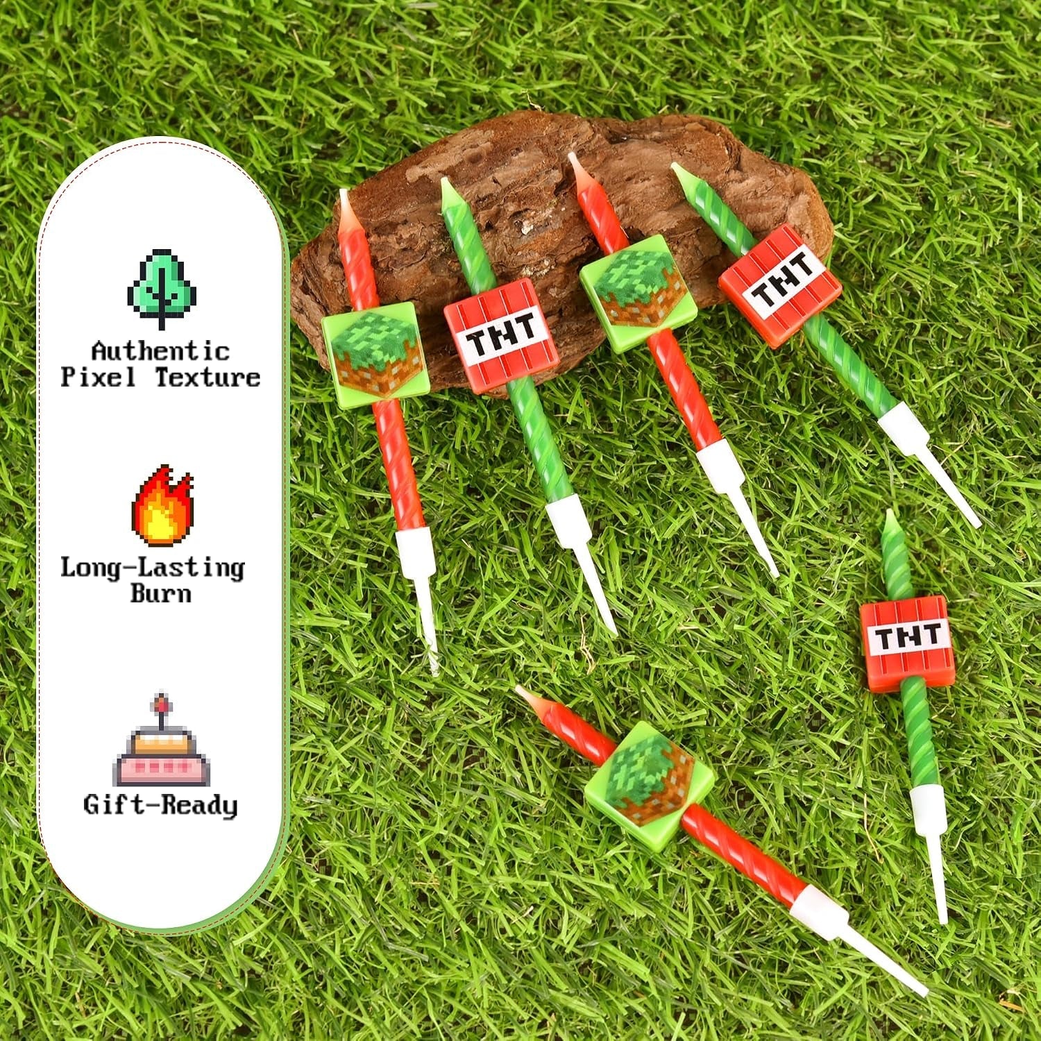pixel-miner-birthday-candles-for-miner-crafting-birthday-party-decorations-pixel-game-party-supplies-themed-mine-pixel