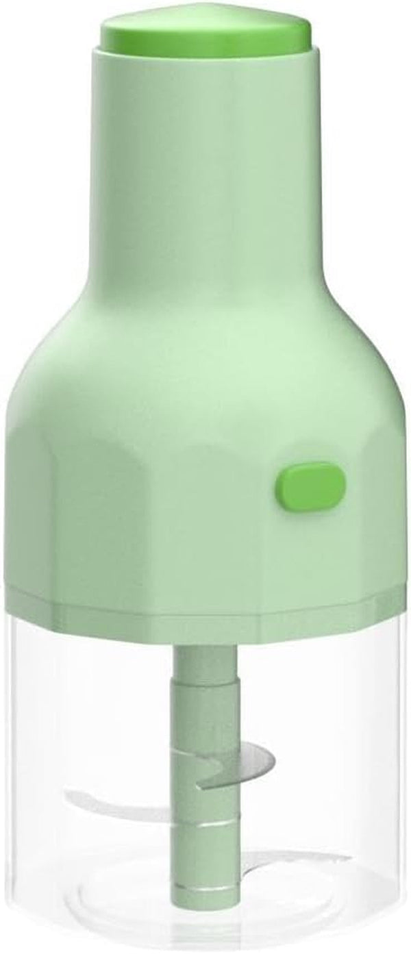 Express Small Manual Food Chopper, 2-Cup: Hand Chopper with Container, Push-Down Pump Onion Chopper, Garlic Chopper, Green Veggie Cutter for Salsa, Salad, Coleslaw, Baby Food, Indian Cooking4