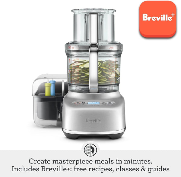 Breville BFP810 Sous Chef 16 Cup Food Processor, Brushed Stainless Steel | Effortlessly Chop, Slice and Shred Large Batches with Precision for Meal Prep and Entertaining | 16 Cup Capacity3