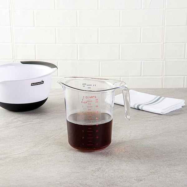 Plastic Measuring Cup - Chef 101 Measuring Jug with Dual Unit Markings, Dishwasher Safe - Clear Measuring Cup for Kitchen, Restaurants3