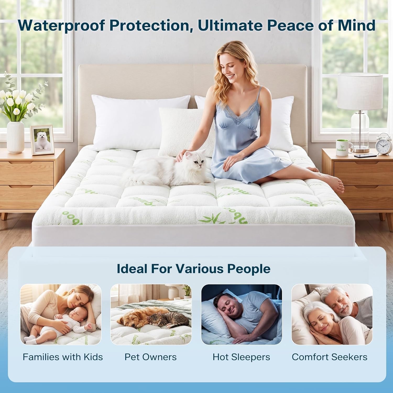 waterproof-queen-size-mattress-topper-viscose-derived-from-bamboo-extra-thick-mattress-pad-for-back-pain-cooling-mattress-protector-with-deep-pocket-8-21-green-queen