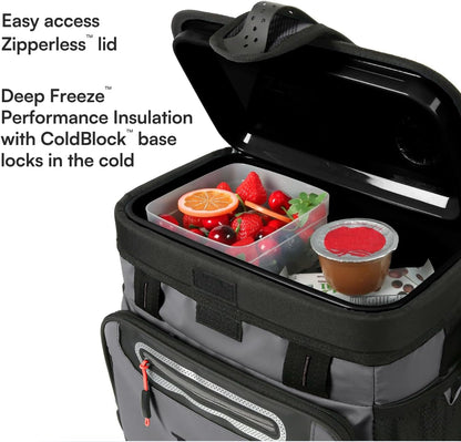 Deep Freeze Cooler - Zipperless Hardbody Cooler - Deep Freeze Insulation, Hardbody Liner, and Smartshelf2
