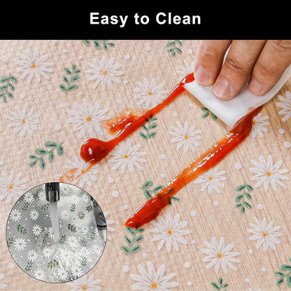 Shelf Liner – Premium Non-Adhesive Cabinet & Drawer Liner for Kitchen – Waterproof Shelf Paper with Modern Pattern – Durable EVA Cabinet Mat – Easy to Cut （11.8" W X 120" L）7
