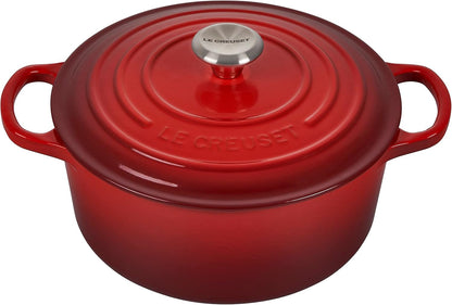 Le Creuset Enameled Cast Iron Signature round Dutch Oven, 3.5 Qt, Cerise1