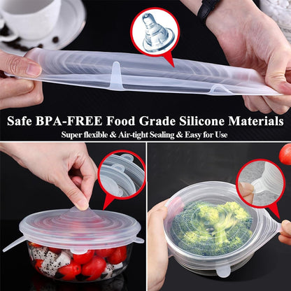Silicone Can Lids (10 Pack, All 2.6'' Diameter), Reusable Silicone Stretch Lids for Pet Food Cans, Bpa-Free Seal Can Covers for Yogurt Jars Soda Regular Mason Jars Canned Pet Foods4