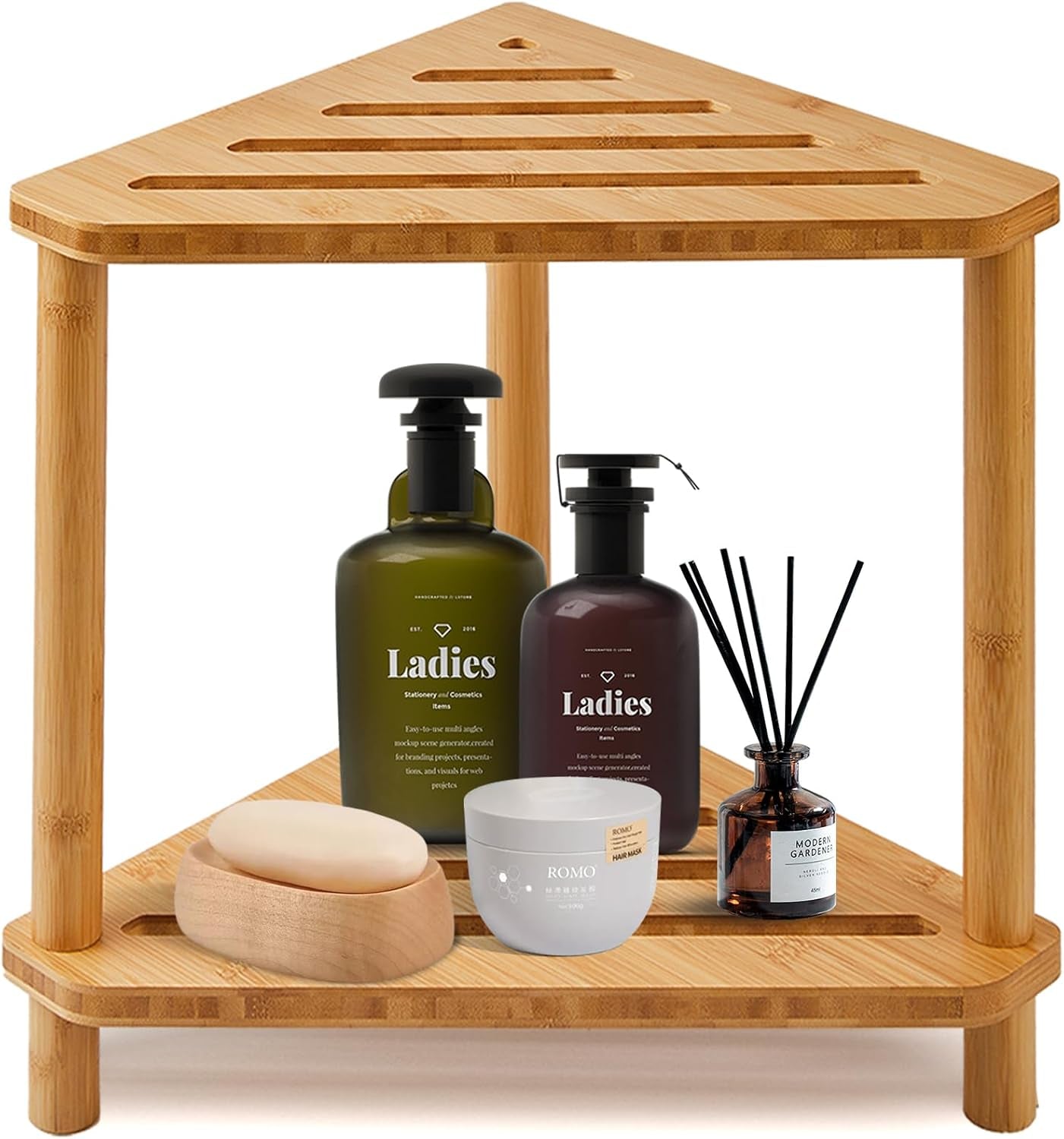 corner-shower-stool-for-inside-shower-2-tier-bamboo-shower-bench