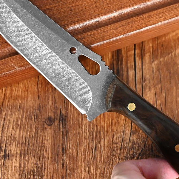 Meat Cleaver,Cleaver Knife Stainless Steel Hand Knife Boning Knife Kitchen Meat Cleaver Butcher Special Knife Outdoor Survival Knife Universal Knife, LAMAJIGA58443