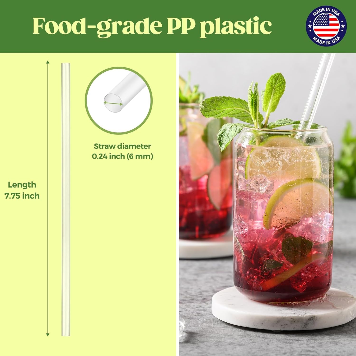 glotoch-500pcs-individually-wrapped-clear-plastic-straws-7-75-long-0-24-diameter-disposable-drinking-straws-for-every-occasion-party-made-in-usa