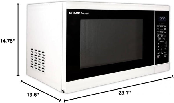 1.4 Cu. Ft. White Countertop Microwave Oven (SMC1461HW)6