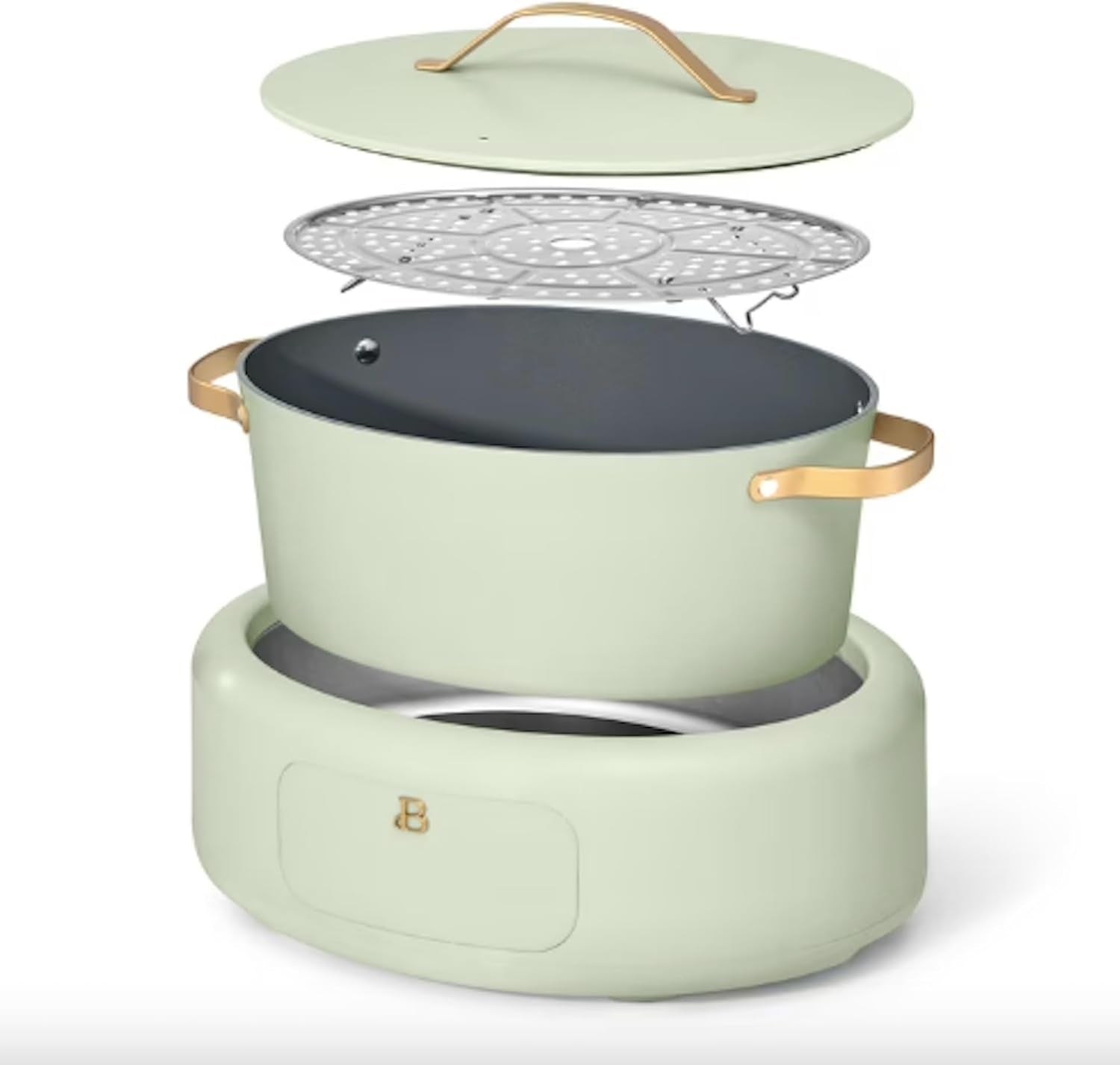 drew-barrymore-10-in-1-6qt-electric-multi-cooker-slow-cooker-rice-cooker-steamer-more-touch-control-oven-safe-dishwasher-safe-sage-green