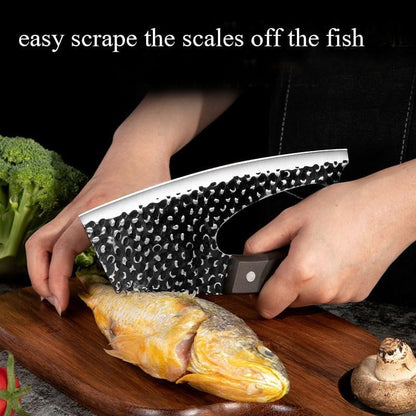 Meat Cleaver, High Carbon Steel Slicing Knives Household Kitchen Knife Cooking Knife Multi-Use Cleaver Knives4