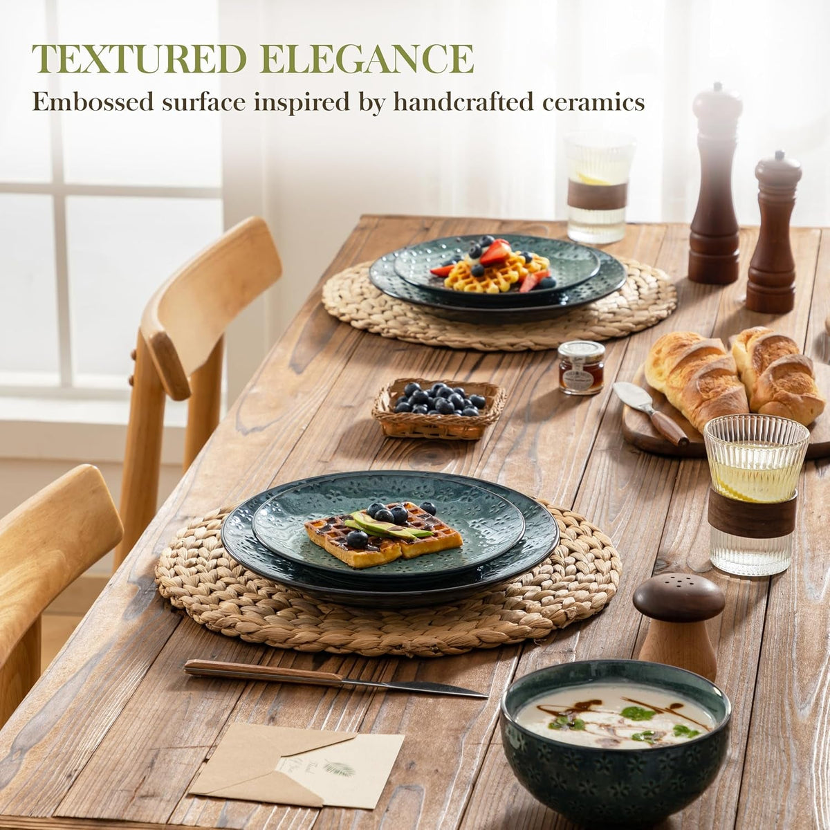 12-pieces-dinnerware-sets-farmhouse-plates-and-bowls-sets-embossed-green-dish-set-for-4-vintage-relief-ceramic-dish-set-chip-resistant-microwave-and-dishwasher-safe-series-lydia