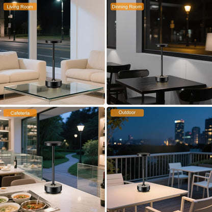 Rechargeable Cordless Table Lamp with 5000Mah Battery IP54 Waterproof LED2
