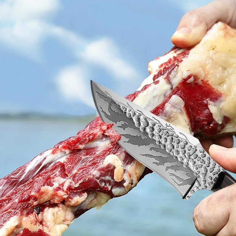 meat-cleaver-stainless-steel-handmade-forge-boning-knife-kitchen-chef-knife-butcher-knives-wooden-handle