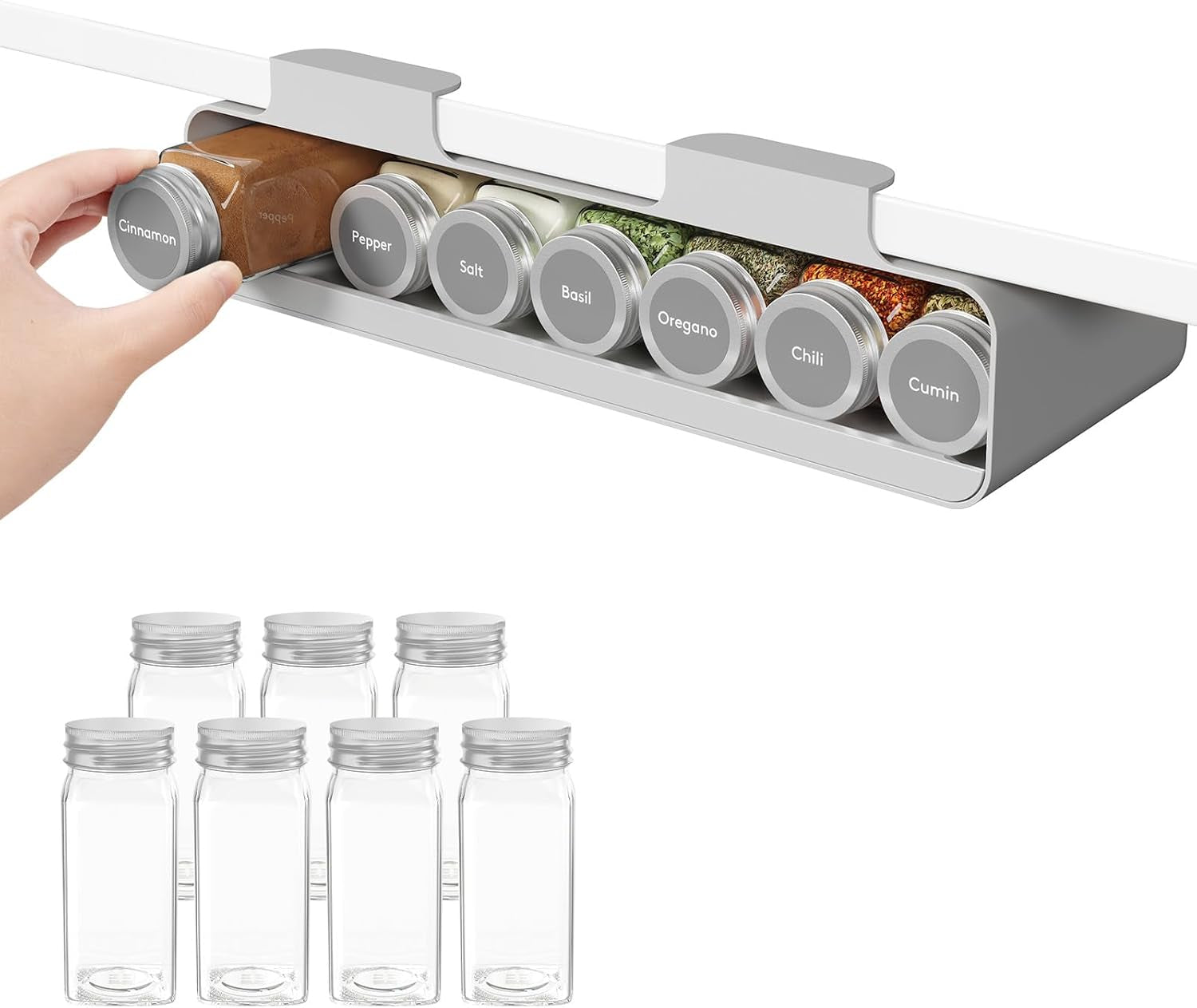 under-cabinet-spice-rack-seasoning-organizer-with-7-spice-jars