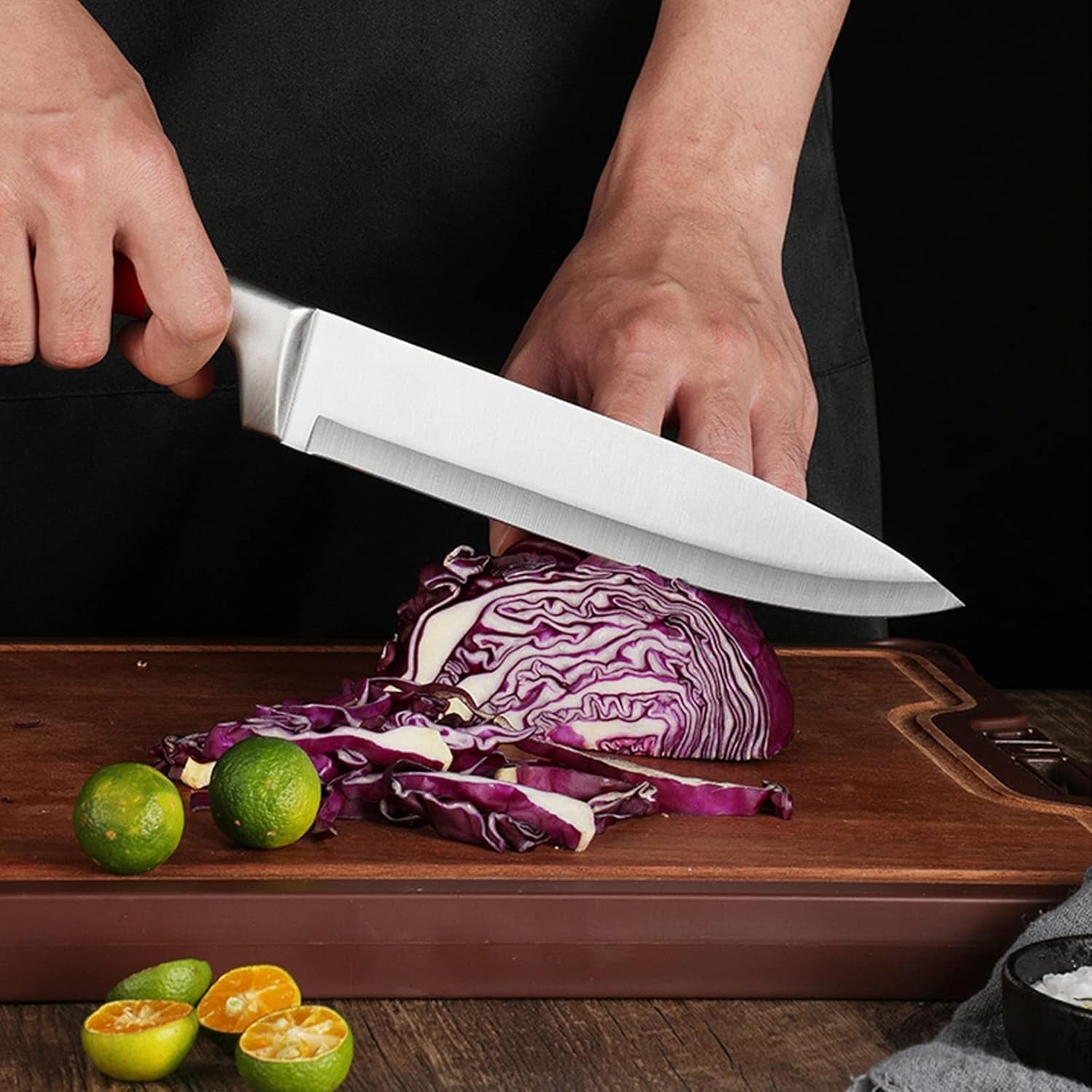 9-pcs-wine-red-sharp-stainless-steel-kitchen-knife-set-with-block-for-gift-non-stick-chef-knife-with-sharpener-ergonomic-handle-acrylic-holder-gift-ready-cutlery-set-for-women-easy-care