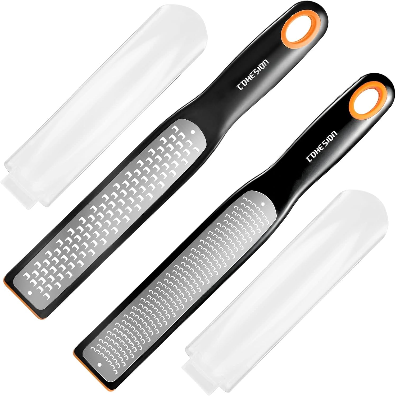 etched-zester-grater-set-of-2-kitchen-zester-tool-for-lemon-cheese-garlic-ginger-nutmeg-chocolate-fruits-vegetables-sharp-premium-stainless-steel-blade-with-protective-cover