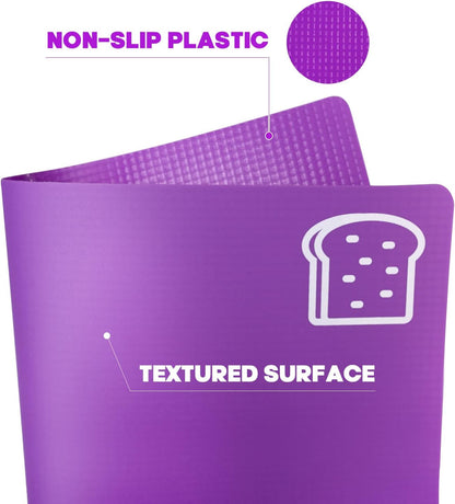 5 Pieces Flexible Cutting Boards, BPA Free Plastic Cutting Boards for Kitchen, Non Slip Cutting Mat for Meat and Vegetables4