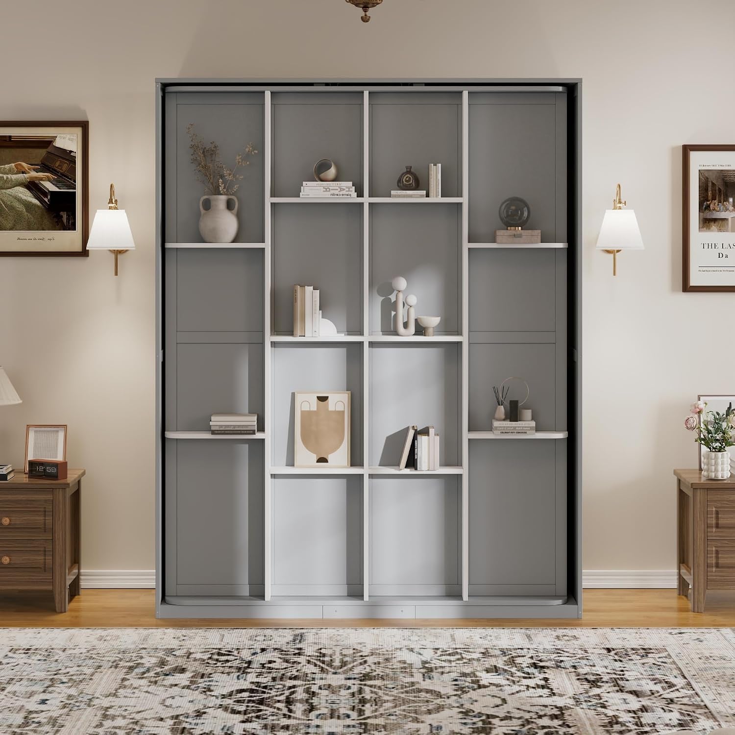 queen-size-rotating-murphy-bed-with-hidden-storage-racks-space-saving-multifunctional-wall-bed-for-home-office-small-apartments-gray