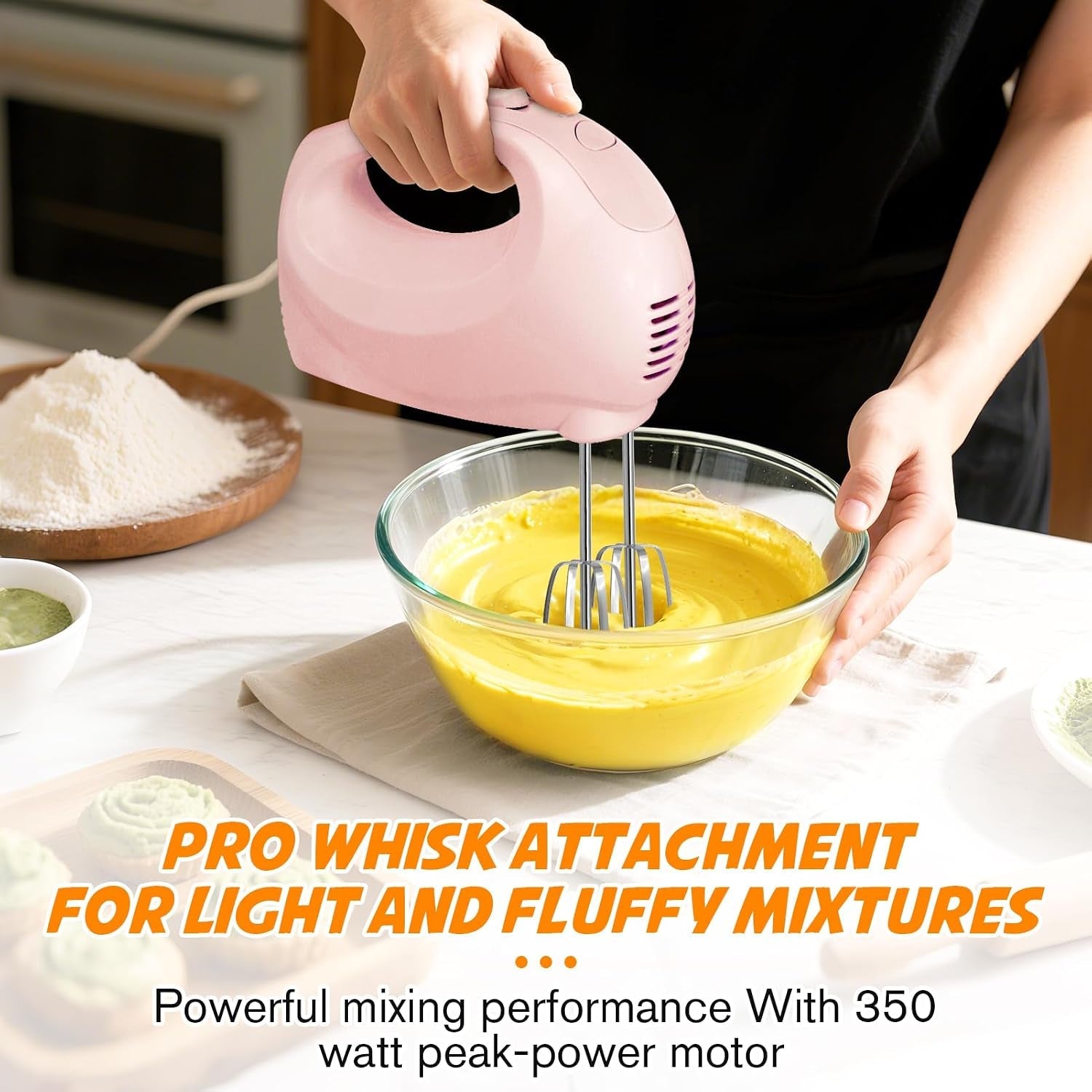 electric-hand-mixer-with-5-stainless-steel-whisks-5-speed-pink-portable-kitchen-mixer-electric-whisk-food-beater-for-whipping-mixing-cookies