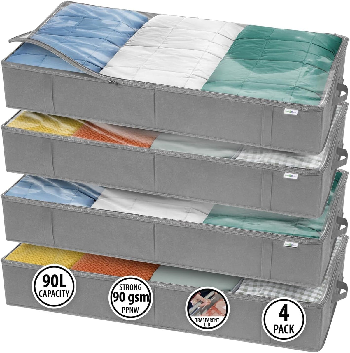 under-bed-storage-containers-closet-organizer-grey-4-pack