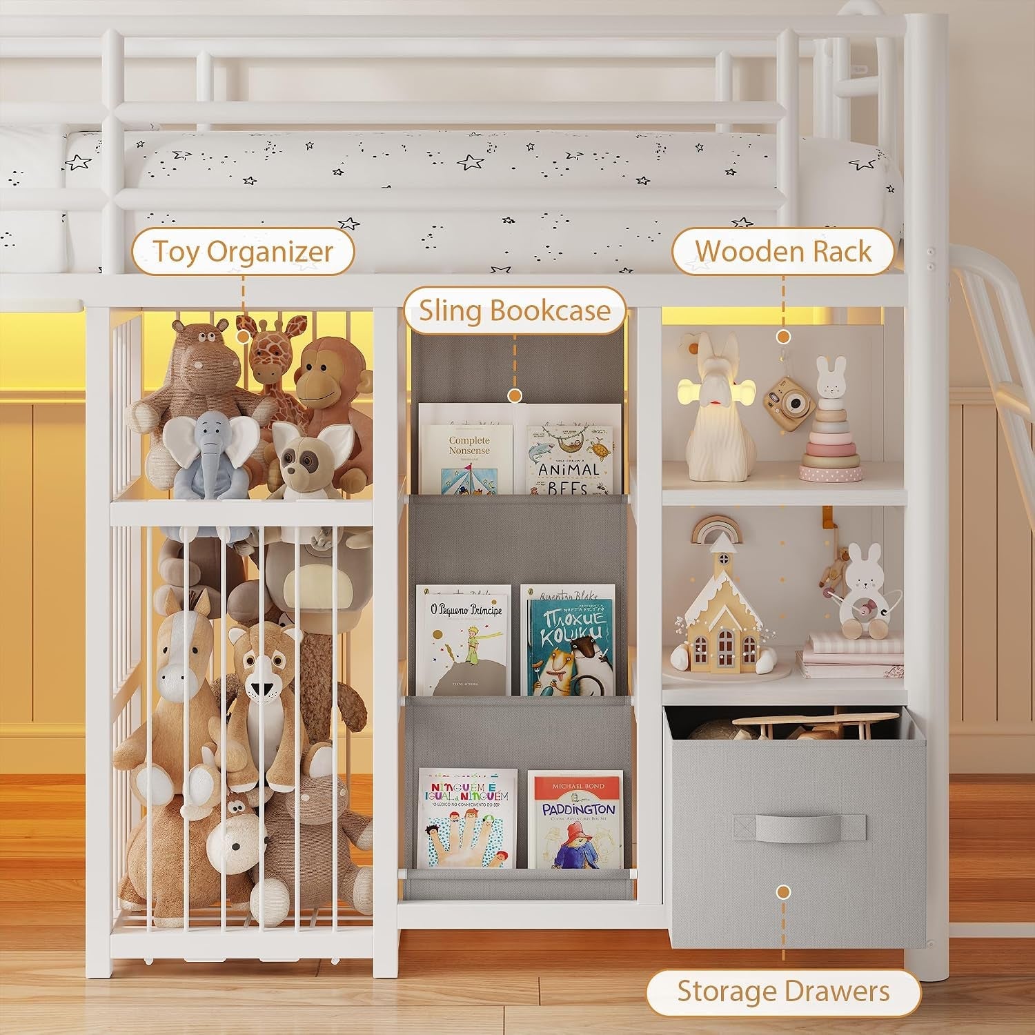 twin-low-loft-bed-kids-loft-bed-storage-drawers-led-lights-white-gray
