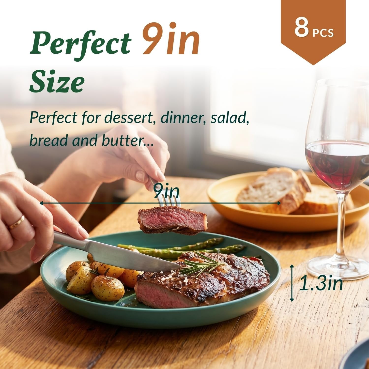 deep-dinner-plates-set-of-8-alternative-for-plastic-plates-microwave-and-dishwasher-safe-wheat-straw-plates-for-kitchen-unbreakable-kids-plate-set-with-4-colors-classic-bright-9-inch