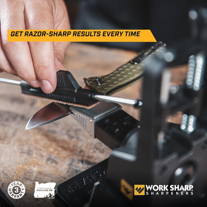 Precision Adjust Elite Knife Sharpener - Fixed Angle Sharpening System for Kitchen & Pocket Knives - Professional Guided Knife Sharpening Tool3