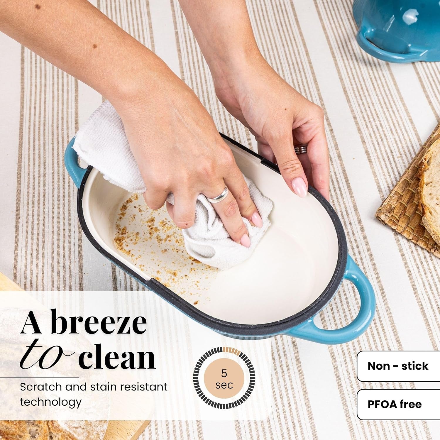 dutch-oven-for-sourdough-bread-baking-enamelled-cast-iron-bread-loaf-pot-oven-safe-non-stick-bread-pot-rectangular-light-blue-24cm-x-16cm-by