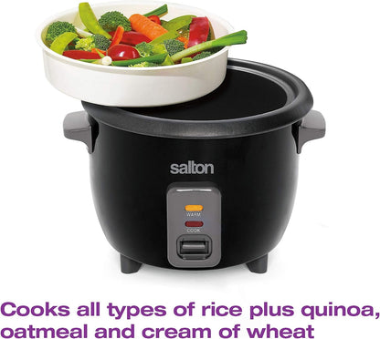 6 Cup Automatic Rice Cooker, 6 Cups Cooked / 3 Cups Uncooked, Stainless Steel6