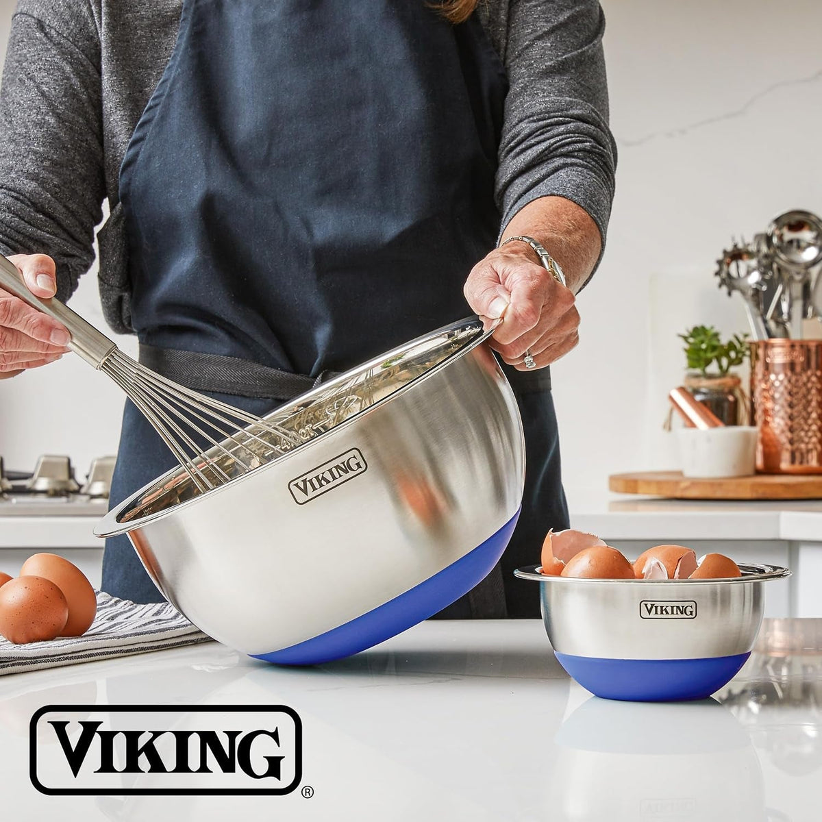 viking-mixing-bowls-set-10-piece-stainless-steel-kitchen-cookware-non-slip-silicone-base-includes-tight-fit-lids-dishwasher-safe-blue