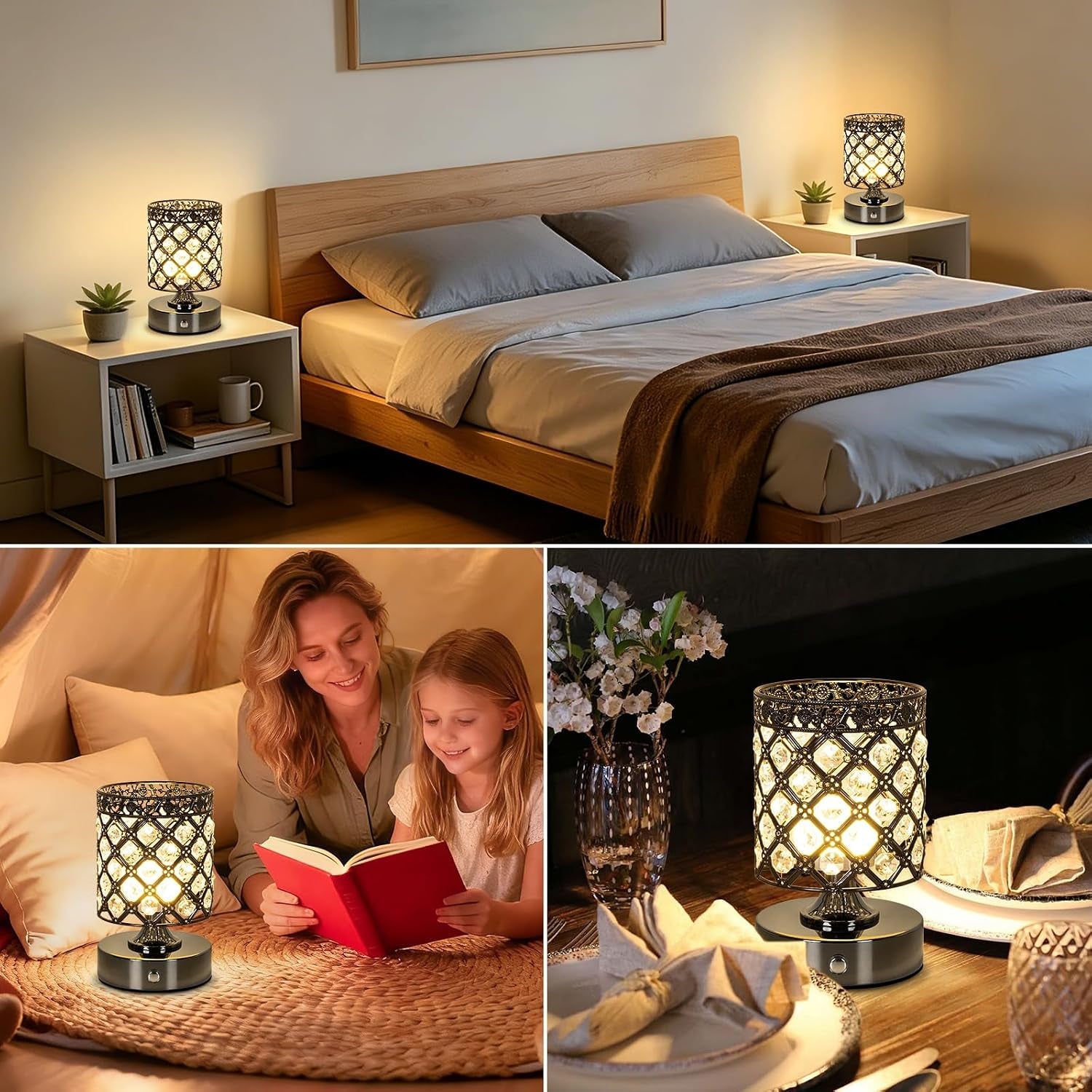 black-small-crystal-rechargeable-cordless-table-lamps-set-of-2