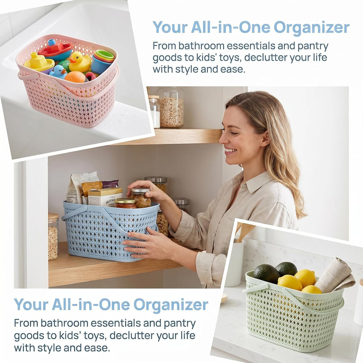 3-pack-portable-shower-caddy-basket-plastic-storage-baskets-with-handle-plastic-tote-storage-basket-easter-baskets-toiletry-organizer-for-bathroom-kitchen-pantry-college-dorm