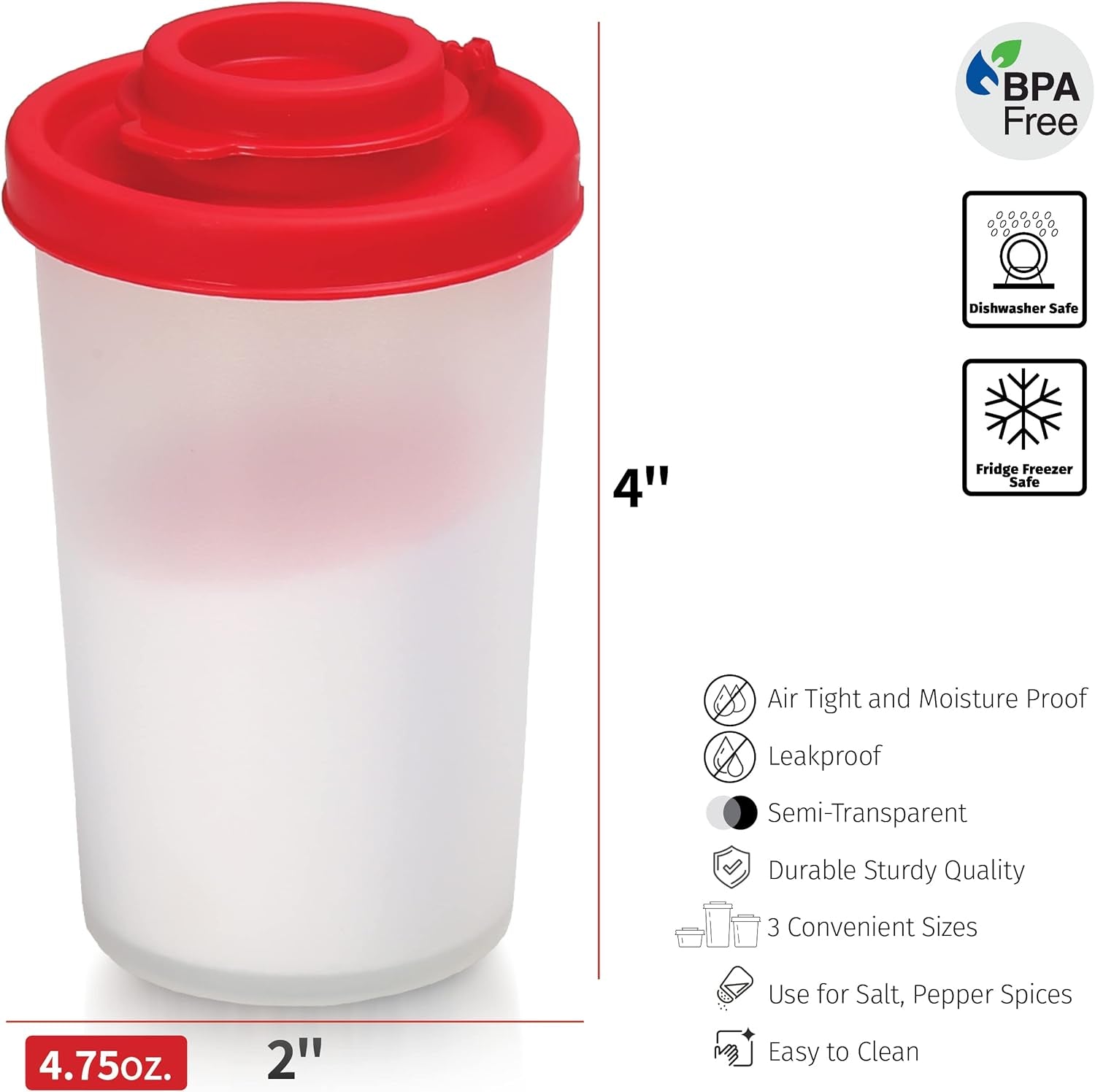 signoraware-salt-and-pepper-shakers-moisture-proof-set-of-2-large-salt-shaker-to-go-camping-picnic-outdoors-kitchen-lunch-boxes-travel-spice-set-clear-with-red-covers-lids-plastic-airtight-dispenser