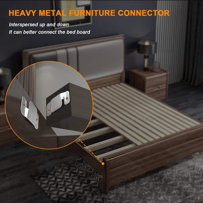 Sectional Sofa Connector Bracket, Sectional Couch Connectors Bands for Sectionals,Furniture Connectors with Screws,4 Pieces3
