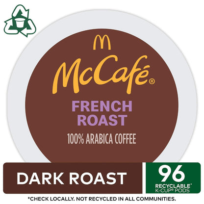 French Roast, Single Serve Coffee Keurig K-Cup Pods, Dark Roast, 96 Count (4 Packs of 24)5