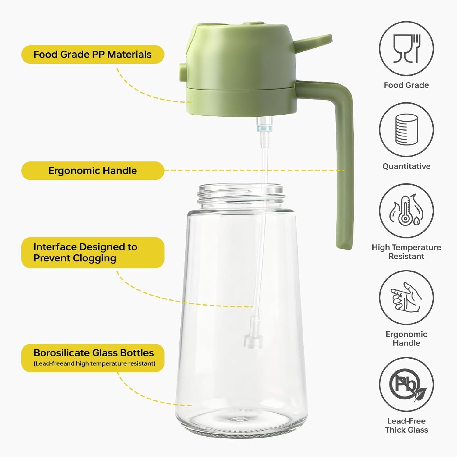 2pcs-glass-oil-sprayer-for-cooking-16oz-470ml-kitchen-gadget-for-air-fryer-salad-bbq-frying-white-black-green