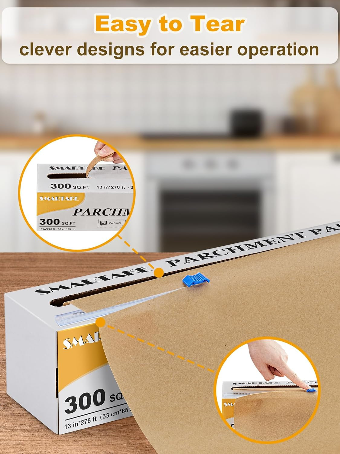 parchment-paper-roll-for-baking-13-in-x-278-ft-300-sq-ft-unbleached-non-stick-baking-paper-with-slide-cutter-heavy-duty-extra-long-oven-safe-for-cooking-grilling-frying