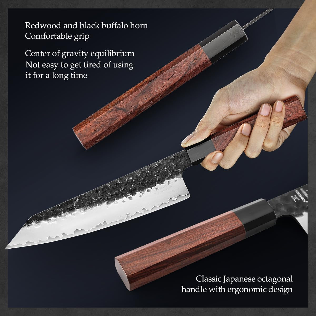 8-5-chef-knife-3-layers-high-carbon-clad-steel-kiritsuke-knife-composite-forging-steel-professional-japanese-kitchen-knife-redwood-octagonal-handle-with-wooden-knife-sheath
