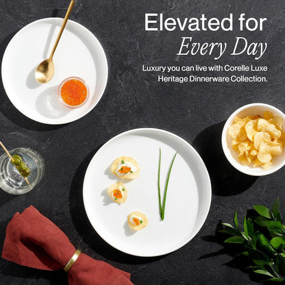 Luxe Atlas 18-Piece Dinnerware Set, Service for 64