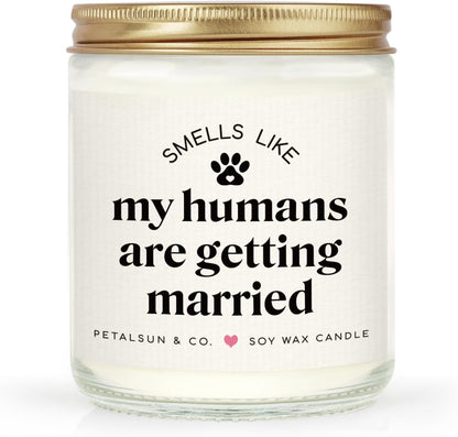 Funny Bridal Shower Gifts for Dog Lovers, Lavender Scented Candle1