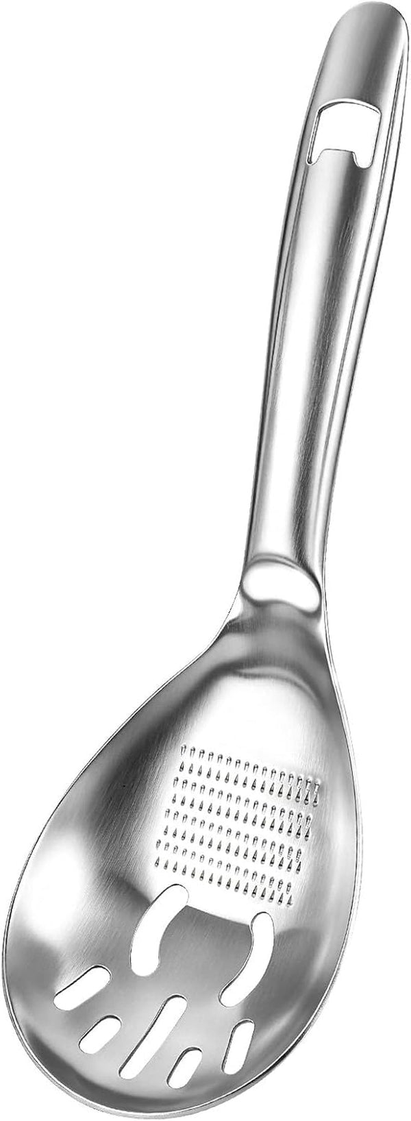 Cooking Slotted Spoon with Egg Separator, Grater, Bottle Opener1