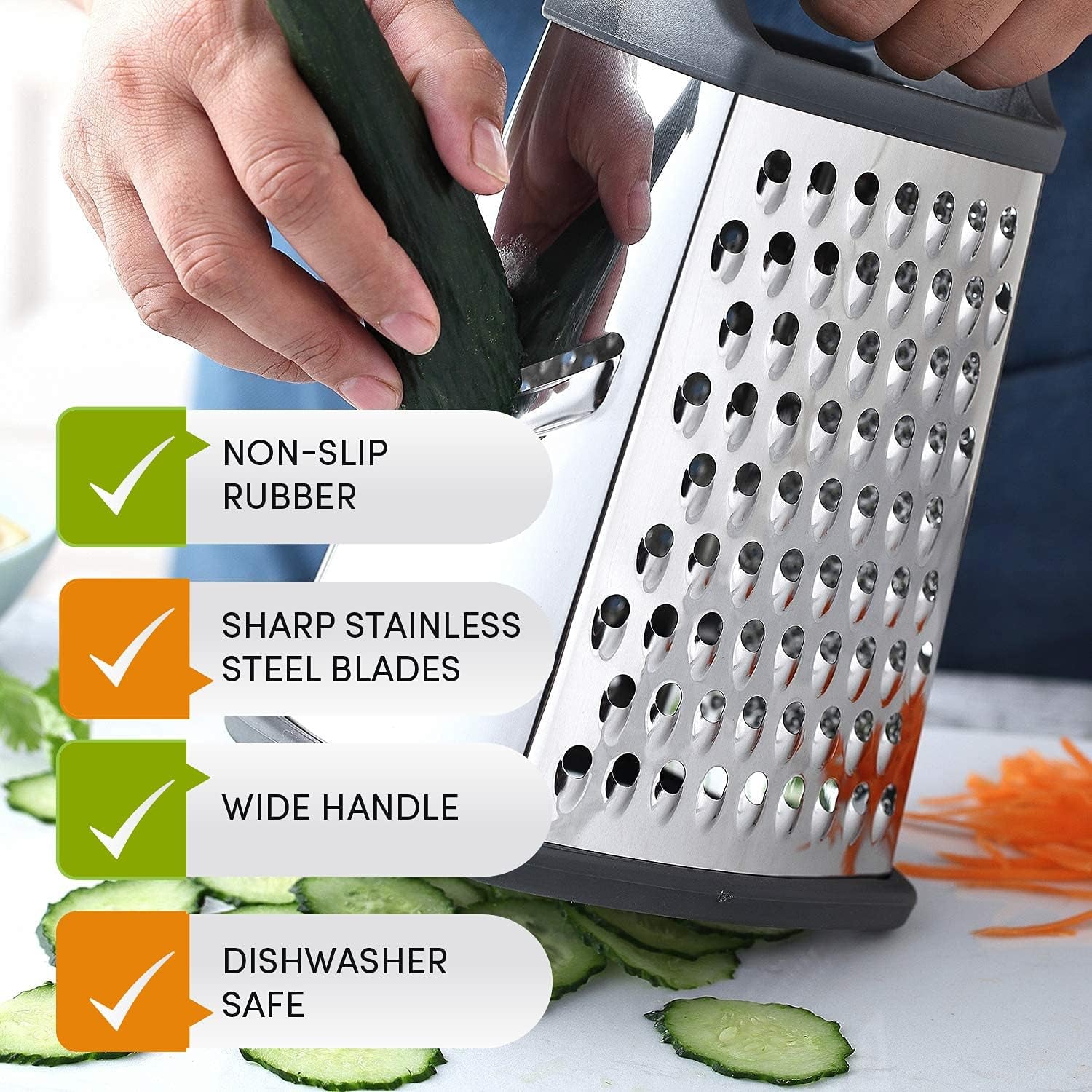 swivel-vegetable-peeler-y-peeler-with-sharp-stainless-steel-blades-professional-xl-cheese-box-grater-3-product-bundle-black