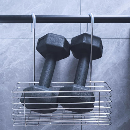 Hanging Shower Rack,Stainless Steel Hook on Hanging Storage Basket7