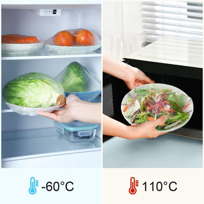 100 Bowl Covers Bread Proofing Sourdough Bread Baking Supplies | Large Thick Plastic Shower Caps Sourdough Tools Accessories Food Covers Elastic Stretch for Rising Keep Food Fresh7