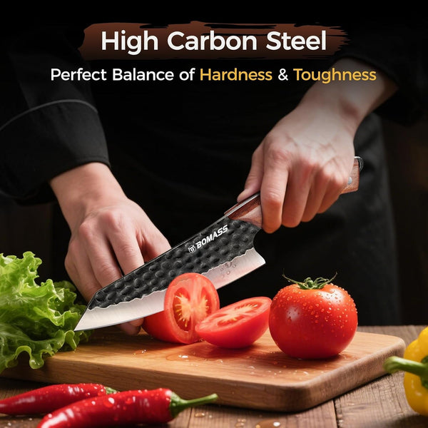 Japanese Chef Knife, Hand Forged Kitchen Santoku Knife4