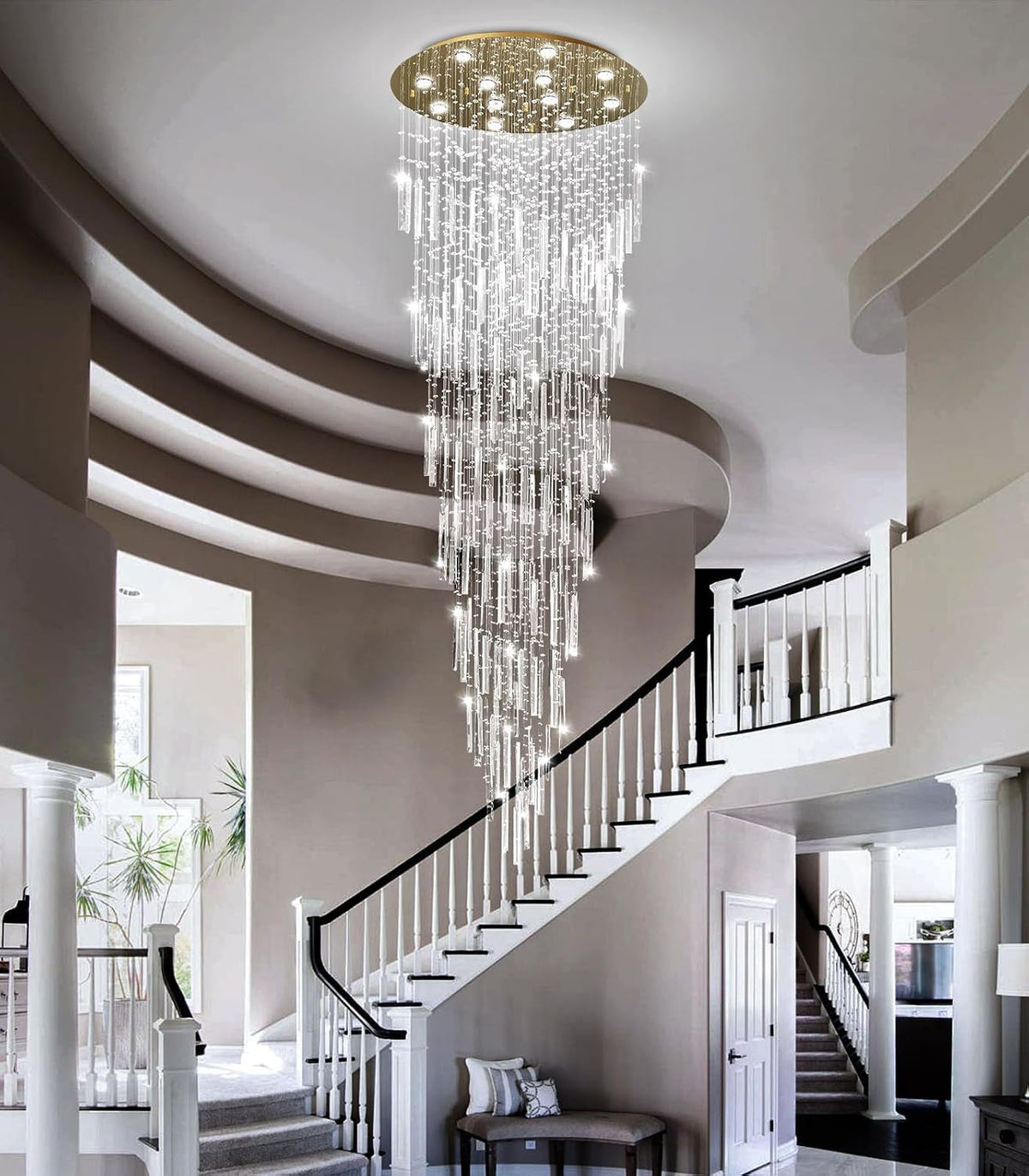 98-modern-crystal-chandelier-high-ceiling-chandeliers-for-entryway-large-raindrop-chandeliers-led-dimmable-flush-mount-light-fixtures-for-staircaes-foyer-hallway-living-room-led-bulbs-included-gold