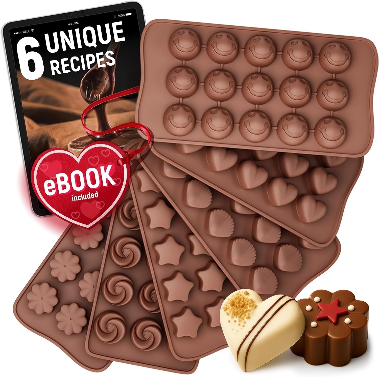 chocolate-molds-silicone-set-of-6-non-stick-food-grade-free-ebook-chocolate-molds-silicone-for-jelly-candies-truffles-bath-melts-candles-dishwasher-safe
